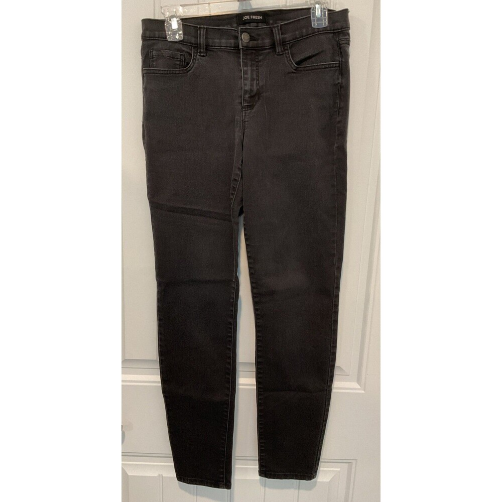 EUC Joe Fresh Women's 10/30R Stretch Skinny Jegging Low-rise Black Jeans